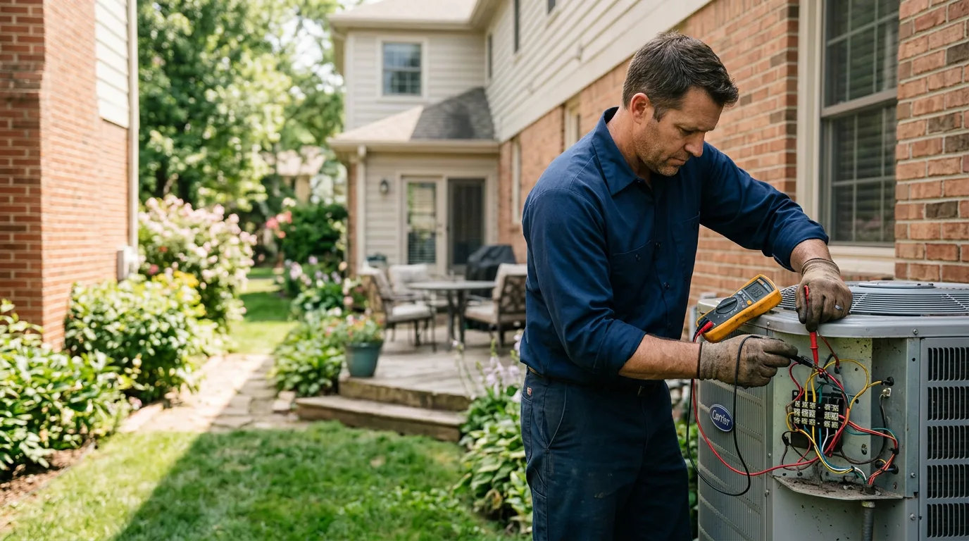 HVAC technician working near Blenheim, SC